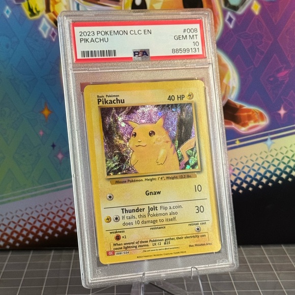 ✨ SOLD ✨ Pokemon Pikachu CLC #008 PSA 10 - Picture 2 of 3